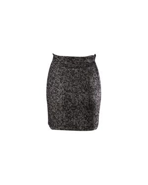 DSquared² Herringbone Pencil Skirt - Black