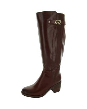 Naturalizer Fannie Block Heel Knee-High Boots - Brown