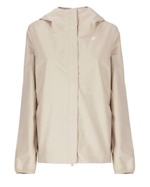 K-Way Marguerite Stretch Dot Jacket - Natural