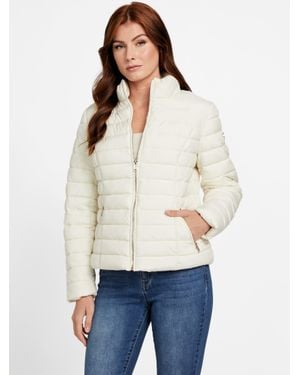 Guess Zalcon Puffer Jacket - White