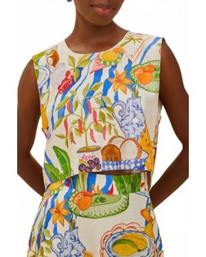 FARM Rio Fresh Table Blouse - Gray