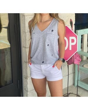 Wishlist Star Tank Top - Gray