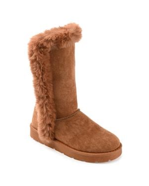 Journee Collection Tru Comfort Foam Cleeo Boot - Brown