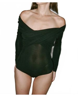 Paris Georgia Basics Otto Bodysuit - Green
