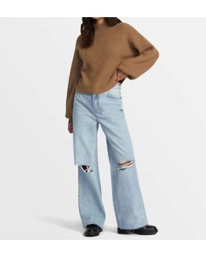 RVCA Dream Cycle Turtleneck Sweater - Blue