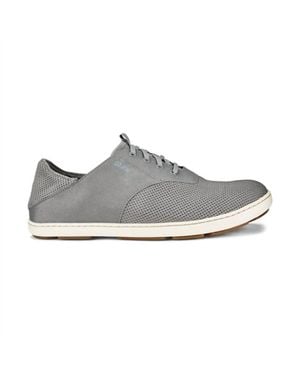 Olukai Nohea Moku Sharkskin Sneakers - Gray