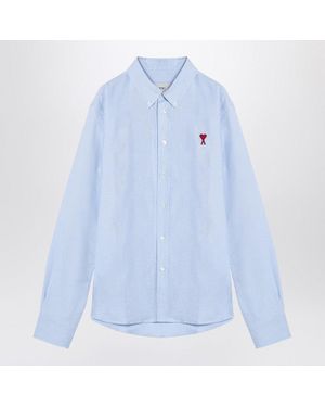 Ami Paris Ami De Coeur Shirt - Blue