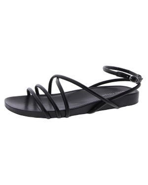Marc Fisher Joylyn Faux Leather Platform Gladiator Sandals - Black