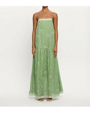 Kivari Kaelia Strappy Maxi Dress - Green