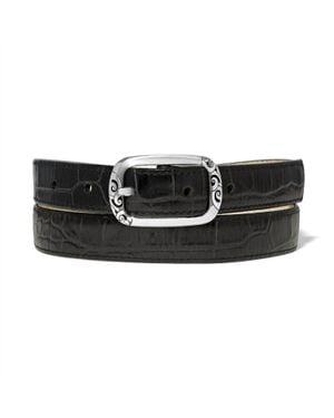 Brighton Mingle Reversible Belt - Black