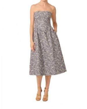 Gilner Farrar Luanna Midi Dress - Gray