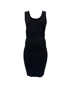 The Row Borelle Scuba Mini Dress - Blue