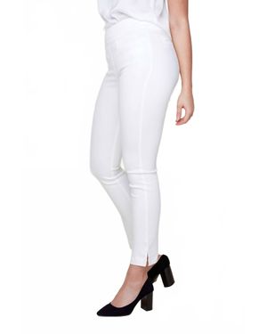 Renuar Pull On Ankle Pant - White