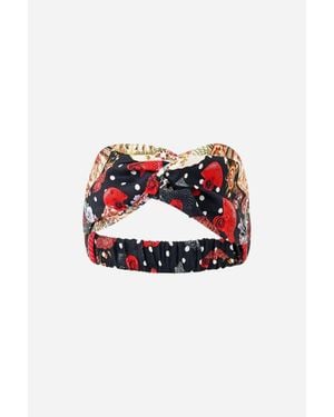 CAMILLA Woven Twist Headband Daughters Of Duende - Red