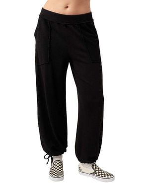 Project Social T Going Places Mixed Textured Pant - Black