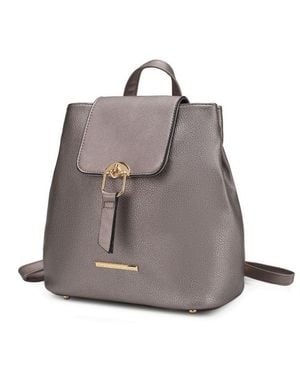 MKF Ingrid Vegan Leather 's Convertible Backpack - Black