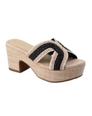 Chocolat Blu Gen Platform Sandal - Black