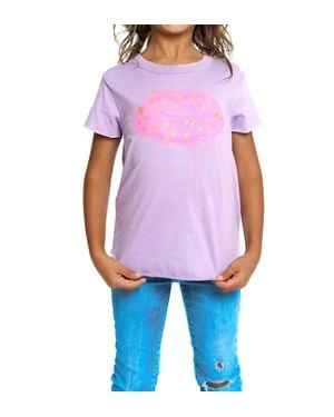 Chaser Brand Kid's Star Lips Tee - Blue