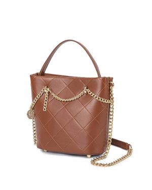 MKF Damaris Mini Shoulder Medium Handbag By Mia K - Brown