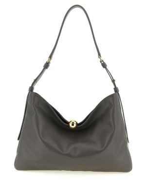 Furla Calfskin Shoulder Bag - Black