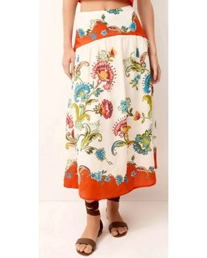 Marie Oliver Vicki Midi Skirt - Orange