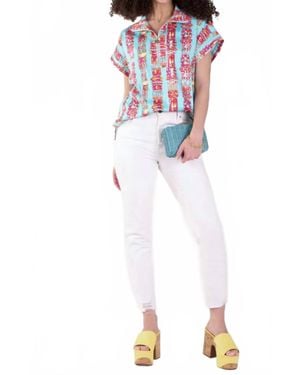 Emily Mccarthy Poppy Pullover Top - White