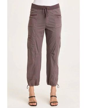 XCVI Jannik Poplin Cinch Hem Cargo Pants - Multicolor