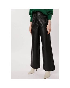 DELUC Terre Faux Leather Pants - Black
