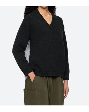 Sea Mallory V-Neck Sweater - Black