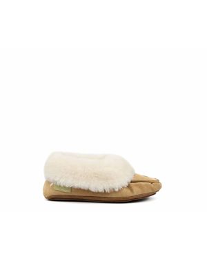 SUPERLAMB Moccasin Shoes - Natural