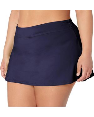 Anne Cole Basic Swim Skirt - Blue