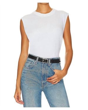 Enza Costa Cashmere Easy Vest - Blue