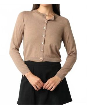 Olivaceous Rhodes Knit Cardigan - Black