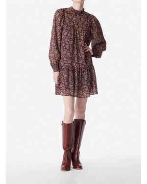 Vanessa Bruno Marron Bethany Mini Dress - Red