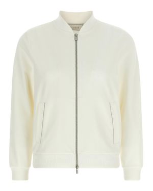 Peserico Cotton Sweatshirt - White