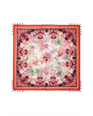 Johnny Was Antheia Silk Scarf - Red