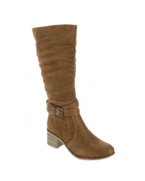 Blowfish Binda Heeled Boots - Brown