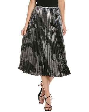 Bella Dahl Accordion Pleated Midi Skirt - Black