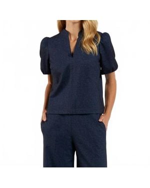 Jude Connally Coco Denim Top - Blue