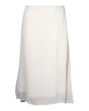 Mansur Gavriel Textured Midi Skirt - White
