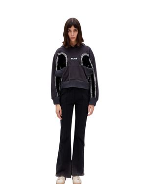 Pcfg Paneled Hoodie - Black