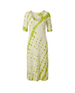 Malo Cotton Dress - Yellow