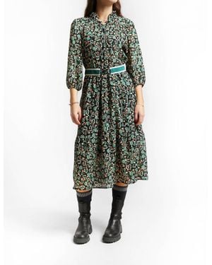 Indee Girl's Ridley Long Dress - Green