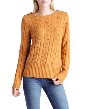 Kensie Punk Yarn Sweater - Blue