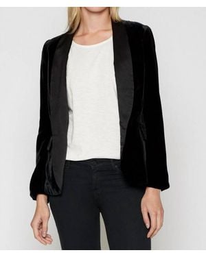 Joie Mehira Velvet Jacket - Black