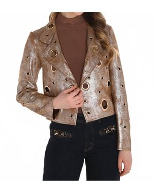 FRANK LYMAN Moto Jacket - Brown