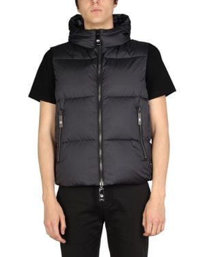 TATRAS X SFERA EBBASTA Hooded High Neck Padded Vest - Black