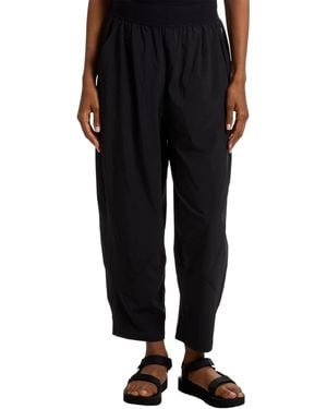 Prana Railay Pants High Rise Elastic Waist Straight Leg Ddr2604 - Black