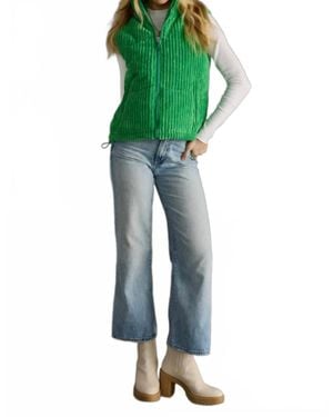 Panache Apparel The Aspen Corduroy Vest - Green