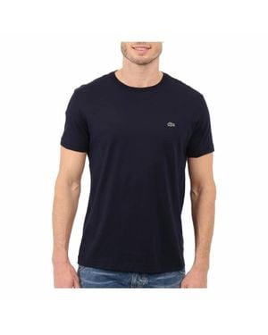 Lacoste Standard Short Sleeve Pima Crewneck Tee - Black